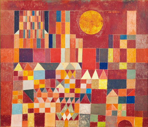 Paul Klee abstraktes Gemälde
